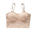 thumbnail image 1 of Soft Simple Sexy Breathable Wirefree Lace Bralette ，Average code, 1 of 5