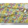 thumbnail image 3 of Soimoi Satin Silk Fabric Scissor,Buttons & Machine Sewing Fabric Prints by Yard 42 Inch Wide, 3 of 3
