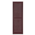 thumbnail image 1 of Premier Louver Exterior Decorative Shutter, Burgundy - 15 x 63 in., 1 of 1