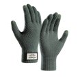 thumbnail image 2 of YAOBAMM Fleece-lined Gloves 1 Pair Knitted Elastic Full Fingers Thickened Touch Screen Solid Color High Friction Cold Resistant Cycling Camping Gloves, 2 of 7