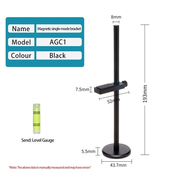 AGseries Graphics Video Stand Aluminum Alloy GPU Support Bracket ATX/M-ATX/ITX Chassis Cooling Kit AGC1-BK