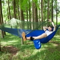 thumbnail image 2 of Automatic Quick-opening Tent-type Camping Hammock With Mosquito Net Lightweight Parachute Hammock For Camping Backpack Trekking Travel Backyard Beach 55”*114” Maximum Load-bearing 441LB, 2 of 8