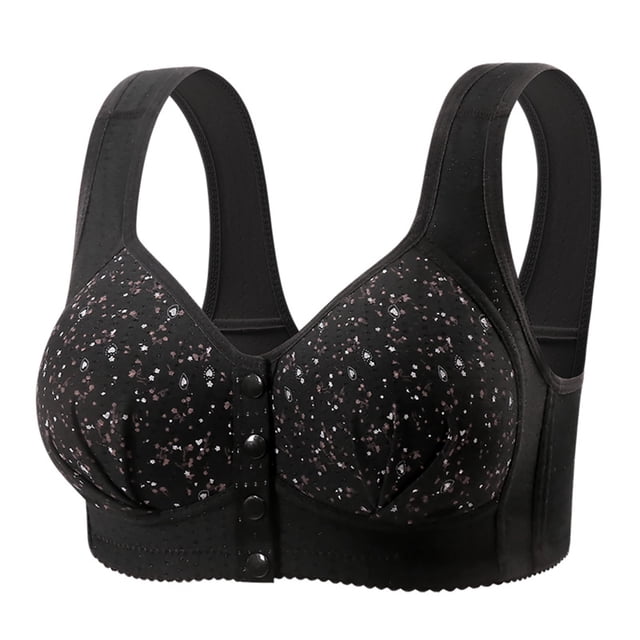 Seamless Front Close Bras for Women Post Surgery Full Coverage Moisture Wicking Comfort Supportive Convenient Bralettes Plus Size Everyday Bras