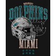 thumbnail image 2 of NFL Miami Dolphins Helmet Field Black Large Crew Fleece, 2 of 4