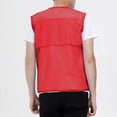 thumbnail image 3 of Cameland Plus Size Men Vest Tops Solid-Color Convenient Mesh Outdoor Breathable Zipper Pockets V-Neck Tank Top, 3 of 7