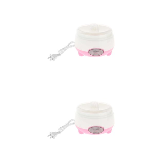 Redempat Yogurt Maker Automatic Yogurt Maker Machine Homemade Tool DIY Yogurt Pink 12x16cm 2Set
