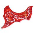 thumbnail image 4 of Maytalsory 41in Acoustic Guitar Pickguard Flower Bird Anti-scratch Parts Right Hand Red, 4 of 6