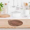 thumbnail image 3 of IH Casa Decor Acacia Wood Round Serving Board Avec Poignée 18", 3 of 4