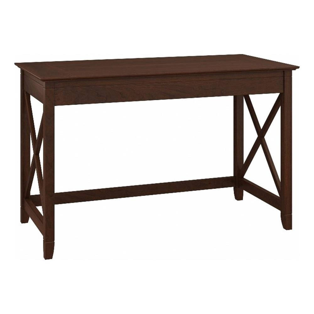 Bush Furniture Key West 48W Writing Desk in Bing Cherry