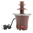 thumbnail image 1 of Chocolate Fondue Fountain, Electric 3Tier Fondue Machine For Chocolate And Cheese, 1.5Pound Capacity, Easy To Assemble, 1 of 5