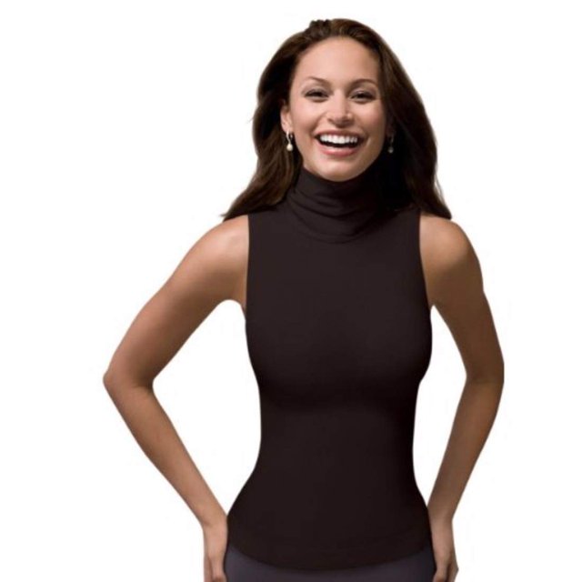 SPANX On Top and In Control Chic Sleeveless Turtleneck (974)