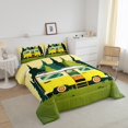 thumbnail image 3 of Erosebridal Lodge Cabin Comforter Sets King Size, Yellow RV Car Comforters & Duvets, Happy Camping Decor, Reversible, 3 of 8