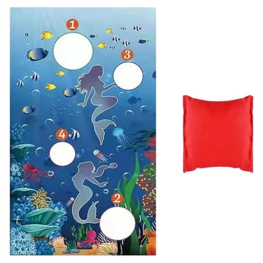 HILABEE Funny Sandbag Throw Game Large Bean Bag Toss Games for Kids Toy Toss Game Adults