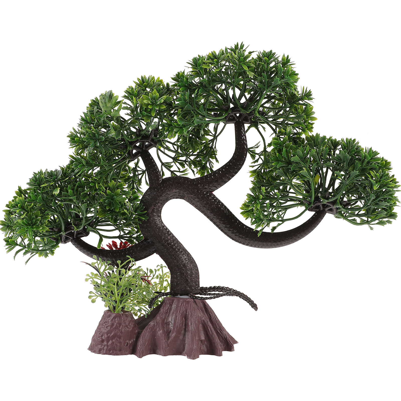 KAKOWELY aquarium decoration Simulation Tree Model For Fish Tank Landscaping Fish Tank Tree Decoration Aquarium Decoration9.84"X7.48"X2.87"
