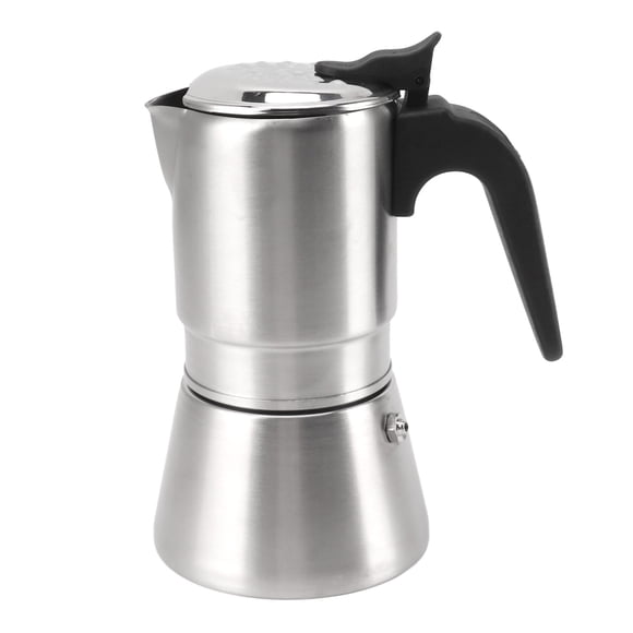 Cafetière Moka en Acier Inoxydable 304, Cafetière à Infusion Manuelle, Extraction à Froid Haute Pression, Équipement à Valve Unique pour Café à la Maison