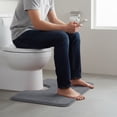 thumbnail image 4 of Dvruxg Soft Foam Bath Mat, U Shape Toilet Rug, Machine Washable Velvet Fleece Carpet for Bathroom Safety & Comfort Enhancement, 4 of 5