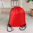 thumbnail image 2 of Plain Makapal Drawstring Back Pack Bag With Zipper Shoes Bag, 2 of 7