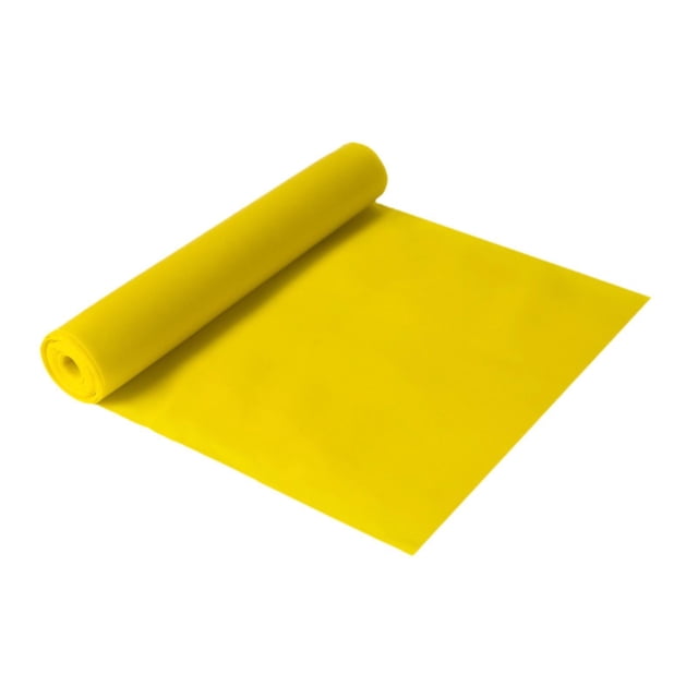 DYNWAVECA Bande de Résistance pour Entraînement Exercice 59 Pouces pour Bras Jambes Dos Épaules Bande Extensible pour Entraînement de Force Gym à Domicile Jaune