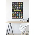 thumbnail image 4 of Pokémon - All Time Favorites Wall Poster, 14.725" x 22.375" Framed, 4 of 4