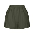 thumbnail image 4 of Timegard Sweatshorts for Women Elastic Waisted Ruched Comfy Summer Athletic Running Yoga Gym Shorts, 4 of 5