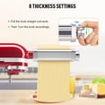 thumbnail image 1 of Pasta Maker 304 Stainless Steel Kitchen Pasta Attachment Maker Replacement for Stainless Steel Roller Attachment Replacement for KitchenAid Stand Mixer, 1 of 7