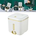 thumbnail image 3 of GUOOL Airtight Rice Storage Container Food Container Bin Perfect for Rice Flour Cereal White L, 3 of 9