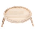 thumbnail image 2 of Clip On Tray, Couch Arm Table Side Tables Clip On Design Natural Bamboo  For Apartments  Dorms For Homes For Snack Coffee Tee Remote Control 25cm/9.8in, 2 of 8
