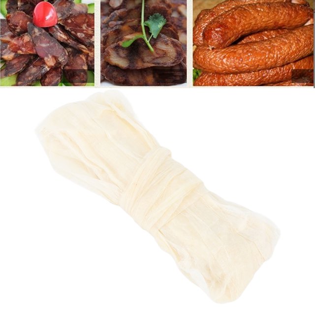 Drying Sausage Casing, Versatile 22mm Diameter Dried Sheep Casing 8M Length for Restaurant