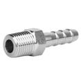 thumbnail image 4 of Articulation à Barbotine, Raccord de Tuyau à Filetage Femelle Stable, Acier Inoxydable 2 Pcs pour Connexion Rapide Équipement Pneumatique BSPT1/4-6mm, 4 of 8