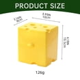 thumbnail image 3 of Oleegame 1PC Produce Storage Sliced Cheese Storage Container Plastic Butter Block Cheese Slice Storage Box With Flip Lid Cheese Slice Holder Sliced Cheese For Refrigerator Food Yellow, 3 of 9