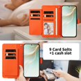 thumbnail image 4 of Book Style Wallet Cover for ASUS Zenfone 11 Ultra, Soft PU Leather, Light Green, 4 of 6