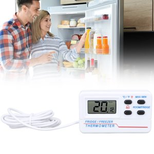 Congélateur numérique , Fonction d'alarme Haute précision Facile à nettoyer maison numérique ±1 degrés Celsius /1.8℉ Facile à utiliser Durable pour l'extérieur