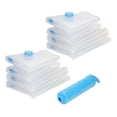 thumbnail image 2 of Dekaim Lot de 8 Sacs de Compression sous Vide Sacs Scellés sous Vide pour Sacs de Rangement de Vêtements Sacs de Vêtements Réutilisables sous Vide de Voyage, 2 of 14