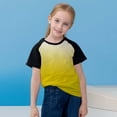 thumbnail image 4 of Plebaso T-Shirts de Mode pour Enfants Unisexe T-Shirts à Dégradé Col Rond Garçons Filles T-Shirts d'Été Hauts, 4 of 7