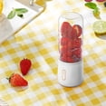 thumbnail image 4 of Kcavykas Home, Kitchen, Refrigerator Storage,Portable Blenders , Blenders for Shakes And, Fruit Juicer USB Rechargeable with 6 Blades, Handheld Blenders for Sports Travel And Outdoors, 4 of 8