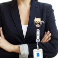 thumbnail image 4 of BELOVING Retractable Holder Cute Name Card Holder for Nurse Work Card Employees D, 4 of 6