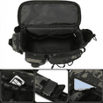 thumbnail image 3 of Fishing Tackle Backpack Lure Box Gear Storage Bag Fanny Pack Fly Fishing Backpack with Rod Holder Sling Shoulder Bag-A, 3 of 7