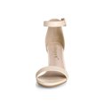 thumbnail image 2 of Unique Bargains Women's Chunky Heel Open Toe Ankle Strap Sandals, 2 of 7