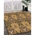 thumbnail image 3 of Ahgly Company Machine Washable Indoor Rectangle Transitional Saddle Brown Area Rugs, 2' x 3', 3 of 7