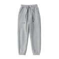 thumbnail image 1 of CHUANK Kids Boys Girls Sweatpants Workout Pants High Waisted Drawstring Trackpants Cinch Bottom Trousers, 1 of 7