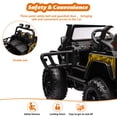 thumbnail image 3 of BeesClover 24V 2-Seater Ride On Car for Kids, Electric Truck with Remote Control, 4x45W Motor, Battery Powered with Switchable 4WD/2WD, LED Headlights and Music Player, 3 of 9