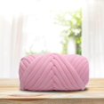 thumbnail image 4 of 1kg Velvet Chunky Yarn Arm Crocheting Sweaters Hats Scarf Knitting Rug Comfortable Macrame Tapestry Making Hand Knit Pet Bed Crocheting Pink, 4 of 9