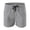Grey, variant on Short Maillot De Bain Homme Men's Summer Sports Beach Shorts Thin Breathable Dry Quick Swim Trunks with Inner Swimming Shorts Men Navy XXL