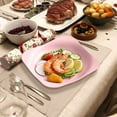 thumbnail image 1 of Yunuuuoa 2 Packs Square Snack Tray, Large Capacity Food Serving Platter, Durable Fruit and Candy Dish for Living Room Coffee Table, Home Kitchen Party Tray, Easy Clean Home Decor Servingware, 1 of 7