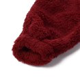 thumbnail image 3 of Solid Color Parent-Child Suit, Long Sleeve Family Pajamas Set, Round Neck Zipper Hoodie, 3 of 6