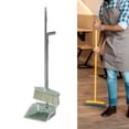 thumbnail image 1 of Broom Dustpan Set§dust Cleaning Broom Dustpan§broom Dustpan Cleaning Tool§broom Dustpan Tool§home Broom Dustpan§long Handle Broom Broom Dustpan Set Cleaning Tool Dust Pan Long, 1 of 8