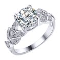 thumbnail image 2 of EGNMCR Rings Ladies Fashion Colorful Water Drop Oval Wedding Rings Gift Rings 1pc Ring Ladies, 2 of 3