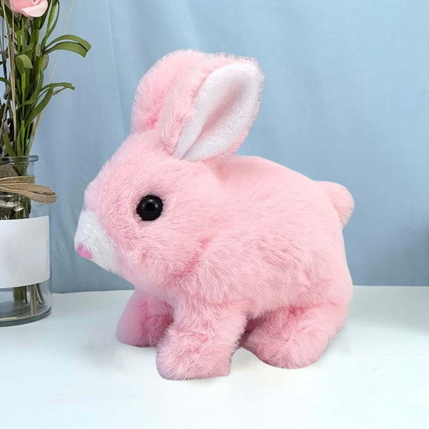Electric Bunny Plush Toy Hopping Jumping Walking Adorable for