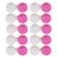 thumbnail image 2 of lionlar 10 Pieces Contact Travel Lenses Case Container Holder Pink, 2 of 5