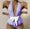 Purple, variant on Dvkptbk Swimwear Women Cover Ups for Swimwear Women Women's Bikini Solid Set Swimsuit One-Piece Filled Bra Swimwear Beachwear